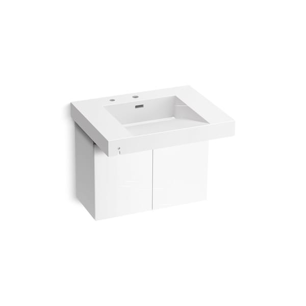 Kohler Constellation 30In Wall-Mount Lavatory System In Glacier White 81029-BPW-KCG - main